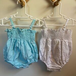 2, 3 month spring summer Bella Bliss Bubble Onesies Romper Bodysuit